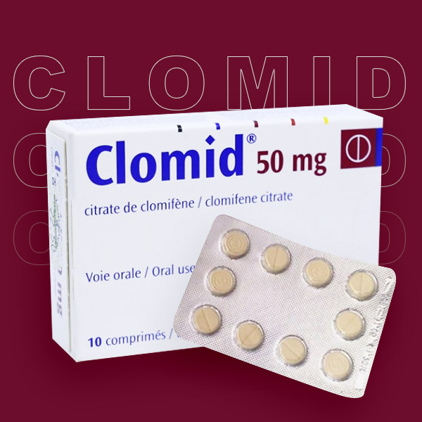 Blister und Packet von Clomid 50mg